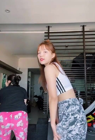 Adorable Dasuri Choi in Seductive Crop Top while Twerking