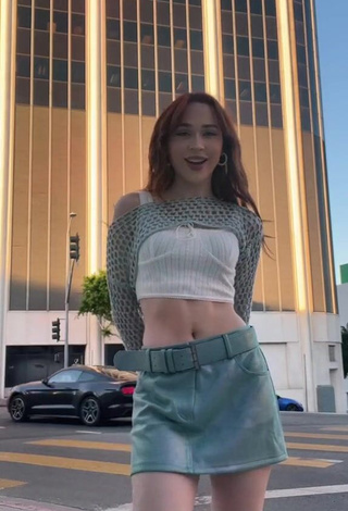 Hot Elsarca in Crop Top in a Street