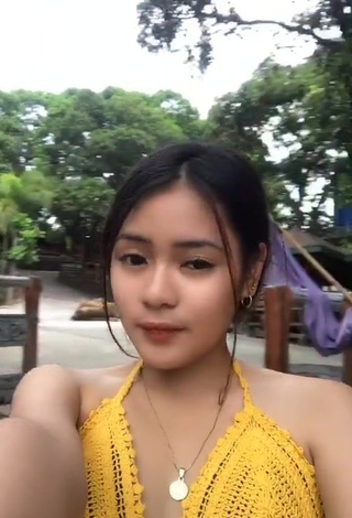 Eya Borja is Showing Sexy Cleavage