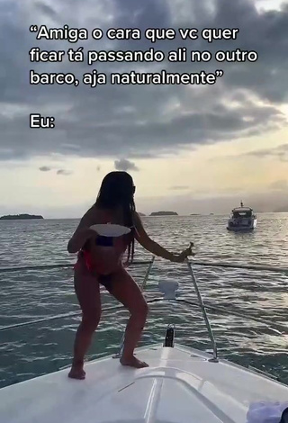 Hottest Ingrid Ohara in Thong on a Boat