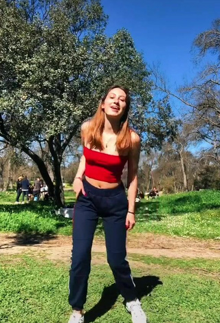 Sweetie Laura Rodero in Red Crop Top