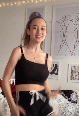 5. Sweetie Laura Sophie in Black Crop Top