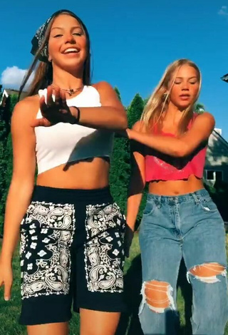 Sultry Alivia Pickl in Crop Top