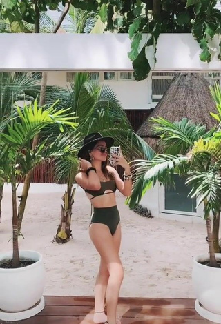 2. Luscious Luann Díez in Olive Bikini