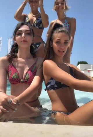 2. Sweetie Arianna & Aurora in Bikini at the Swimming Pool