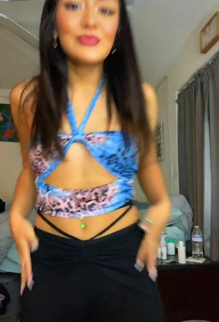 3. Sultry Meagan Garcia in Crop Top