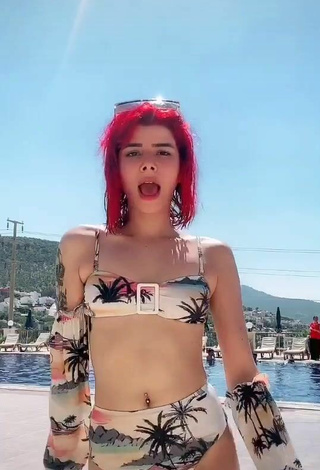 Hot Merve Yalçın in Bikini at the Beach