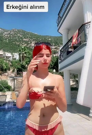 Sweetie Merve Yalçın in Bikini at the Pool