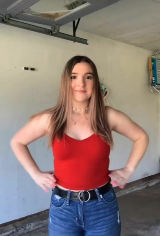 Sultry Jessica Erin in Red Top