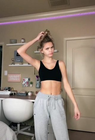 2. Sultry Paige Mackenzie in Black Crop Top