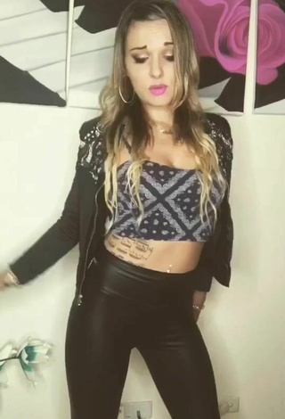 2. Sultry Erika Finta in Crop Top