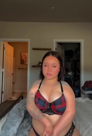 1. Sultry Mya Swint in Checkered Bra