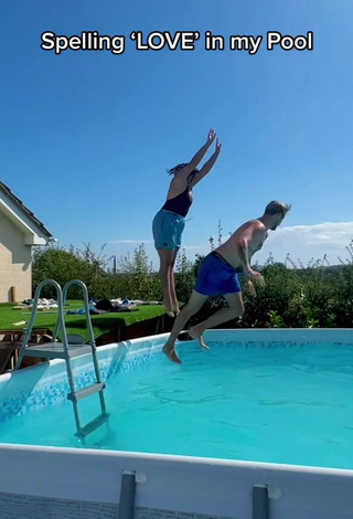 5. Sexy Shauni Kibby in Shorts at the Pool