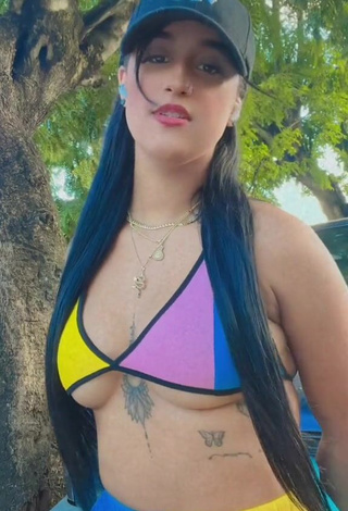 Cute Jenny Camacho Shows Cleavage in Bikini Top (Underboob)