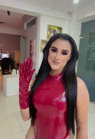 3. Hottest Jenny Camacho in Red Bodysuit