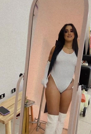 3. Sultry Jenny Camacho in White Bodysuit