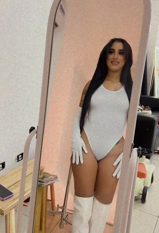 4. Sultry Jenny Camacho in White Bodysuit