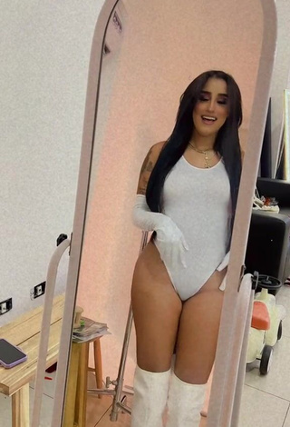 6. Sultry Jenny Camacho in White Bodysuit