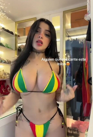 5. Luscious Karely Ruiz Shows Cleavage in Bikini and Bouncing Boobs (Underboob, Side Boob)