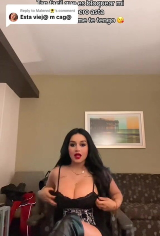 Beautiful Marlene Santana Shows Cleavage