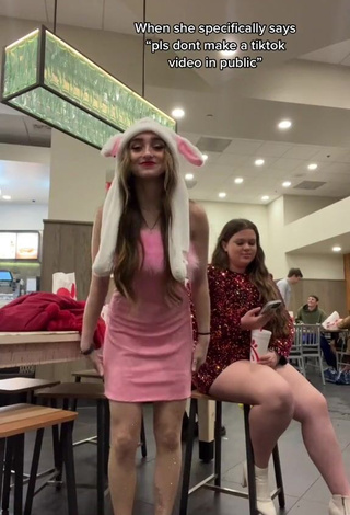 Hot McKenzi Brooke in Pink Dress