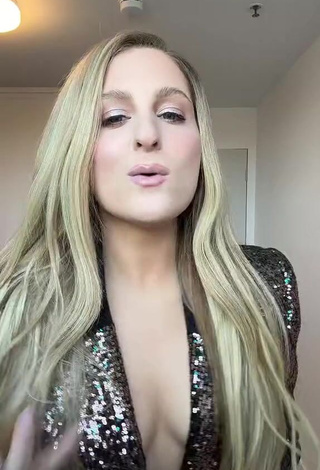 3. Sexy Meghan Trainor Braless (Side Boob)