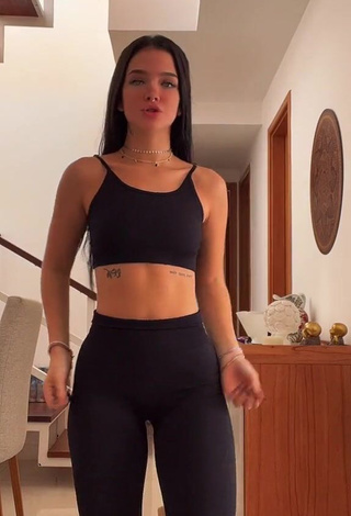 Luscious Mel Maia in Black Leggings