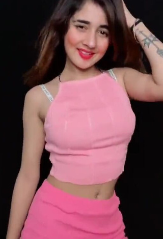 5. Sexy Nisha Bhatt in Pink Crop Top