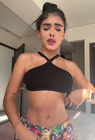 Luscious priv_mav in Black Crop Top while Twerking