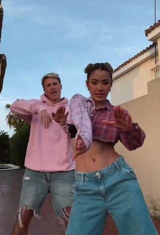 Cute Sky & Tami in Crop Top while Twerking