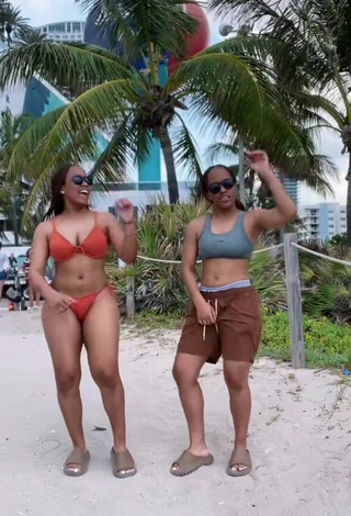 4. Luscious Treona & Trechelle Andino Shows Cleavage in Bikini