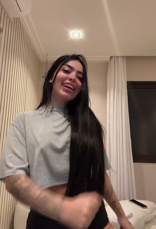 3. Beautiful Mirella xbadmix while Twerking Braless and Bouncing Boobs