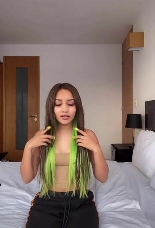 2. Sultry Scarday in Olive Crop Top