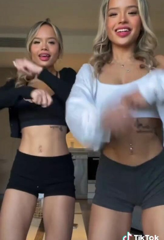 3. Amazing Carly & Christy Connell in Hot Crop Top