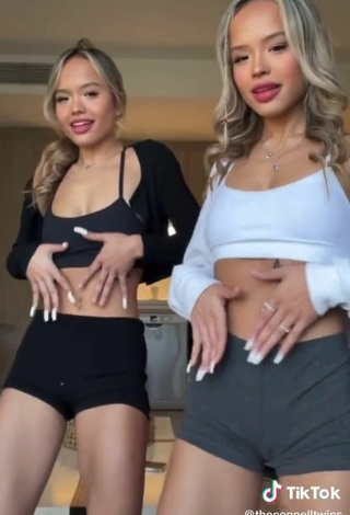 4. Amazing Carly & Christy Connell in Hot Crop Top