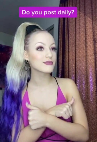 4. Titillating Tori Kay Harris in Violet Top