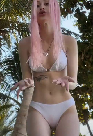 5. Sexy Diana Aster in White Bikini