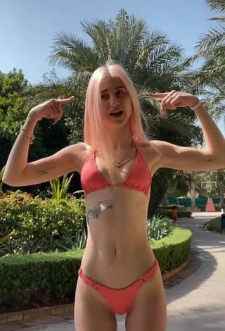 Titillating Diana Aster in Pink Bikini