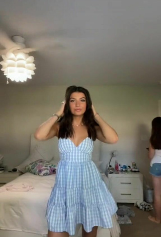 2. Sultry Ellie Zeiler in Checkered Sundress