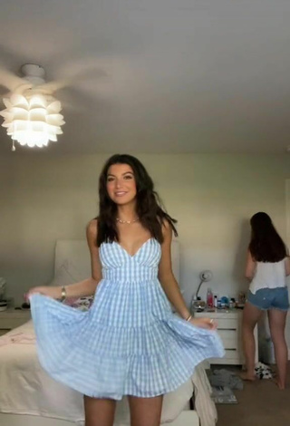 3. Sultry Ellie Zeiler in Checkered Sundress