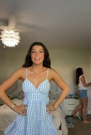 5. Sultry Ellie Zeiler in Checkered Sundress