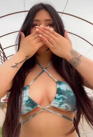 5. Luscious Ayushieva Erzhena in Bikini Top