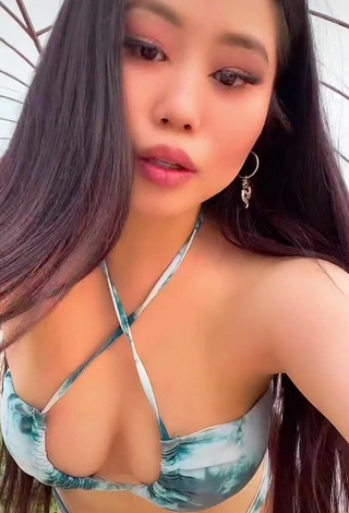 1. Sultry Ayushieva Erzhena in Bikini Top