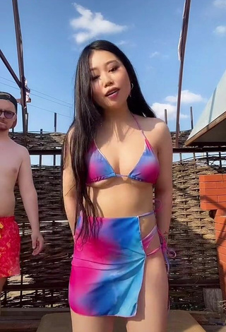 Cute Ayushieva Erzhena in Bikini (Underboob)