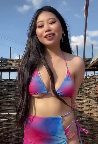 1. Sexy Ayushieva Erzhena in Bikini (Underboob)