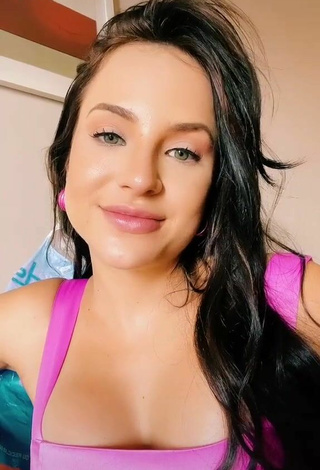 3. Sweetie Gabi Martins in Pink Top