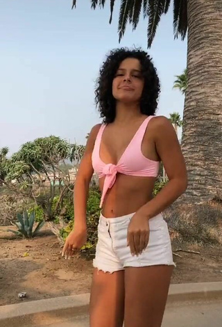 3. Hot Gabriella Saraivah in Pink Bikini Top