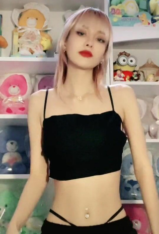 3. Sultry grace_2557 in Black Crop Top