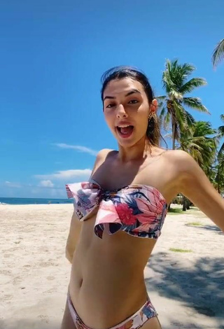 3. Sexy Isabela Delgado Urreta in Bikini at the Beach