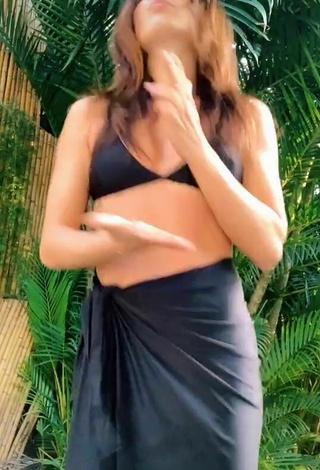 2. Sexy Isis Valverde in Black Bikini Top